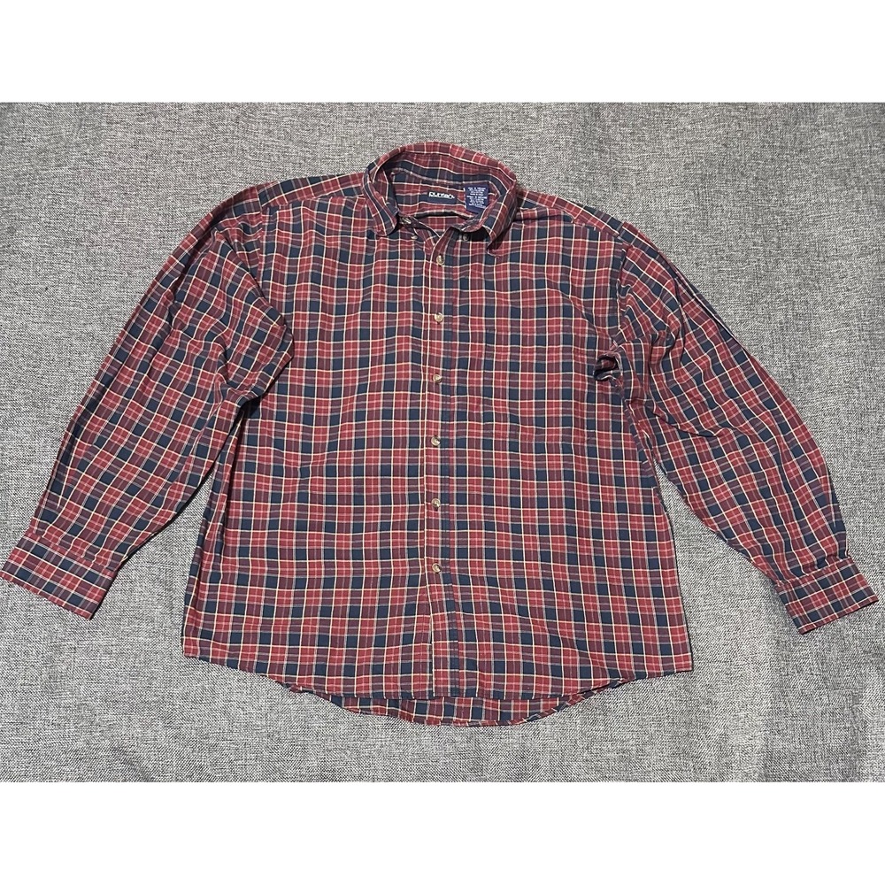 Puritan Men's M Checkered‎ Long Sleeve Shirt